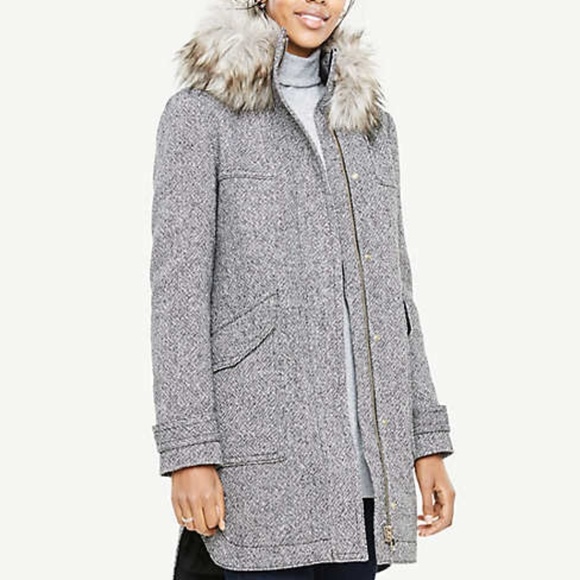 Ann Taylor Jackets & Blazers - Ann Taylor Faux Fur Parka
